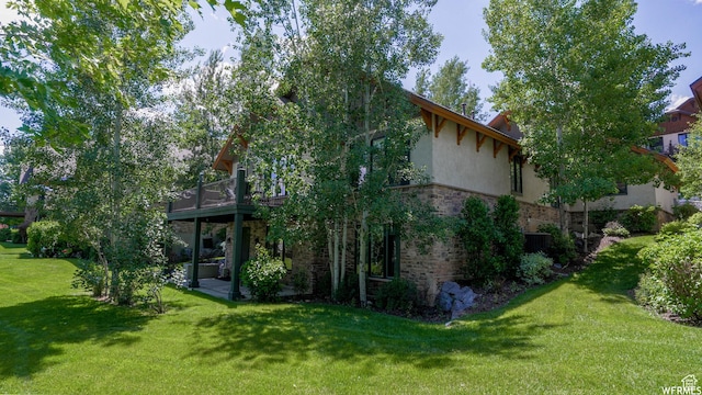1336 Antibe Ln, Midway, UT 84049 - exterior space featuring a lawn