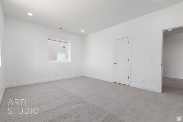445 N 250 E, La Verkin, UT 84745 - unfurnished room featuring carpet flooring, baseboards, and recessed lighting