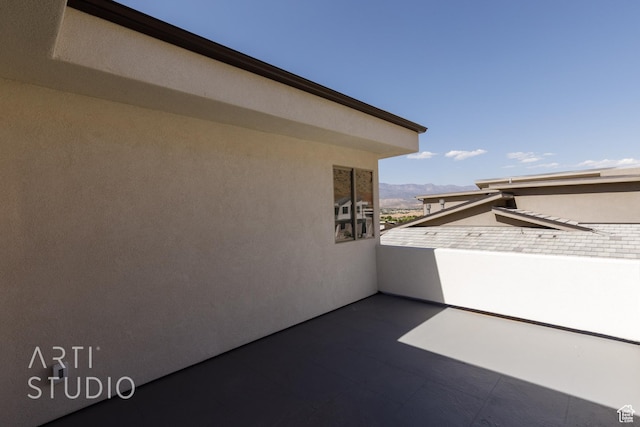 445 N 250 E, La Verkin, UT 84745 - view of patio featuring a balcony and a mountain view