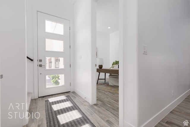445 N 250 E, La Verkin, UT 84745 - entryway featuring baseboards and light wood-type flooring