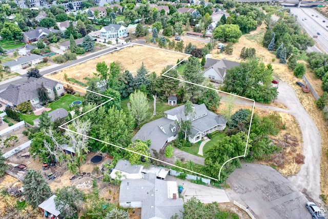 drone / aerial view