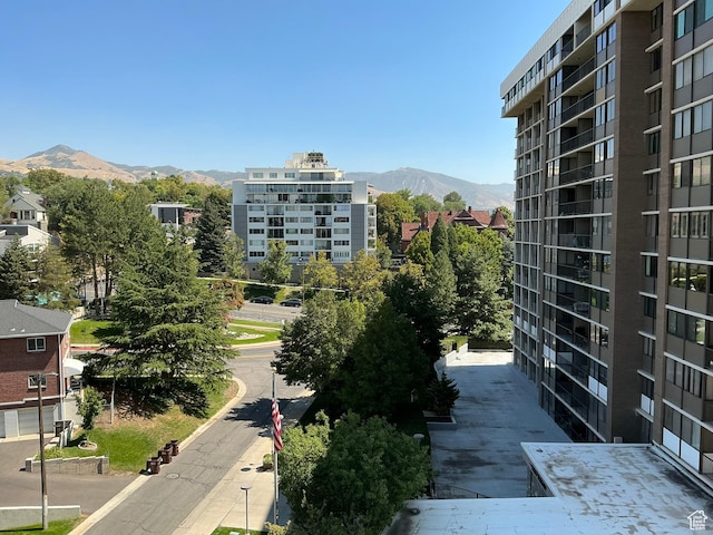 view of property's community featuring a mountain view
