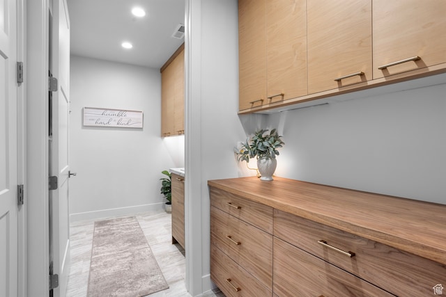 2596 S Gritton St, Hurricane, UT 84737 - corridor featuring visible vents, recessed lighting, and baseboards