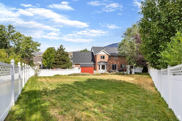 546 E River Meadow Dr S, Alpine, UT 84004 - view of yard with a fenced backyard