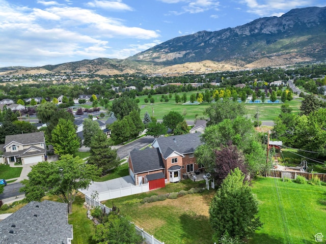 546 E River Meadow Dr S, Alpine, UT 84004 - drone / aerial view featuring a mountain view and a residential view