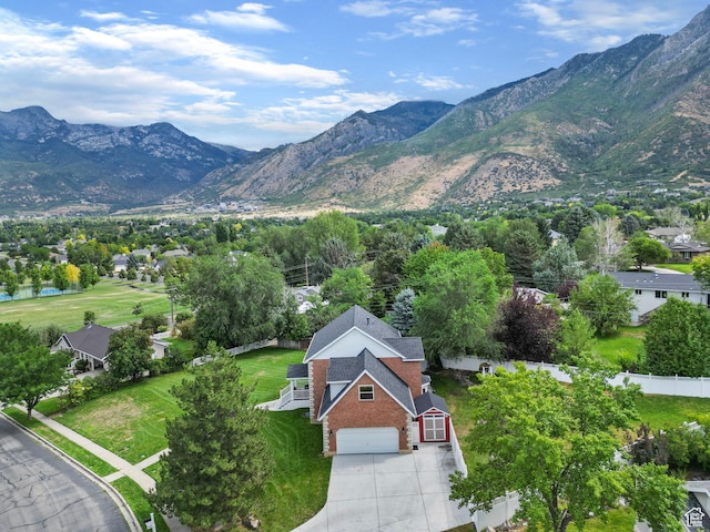 546 E River Meadow Dr S, Alpine, UT 84004 - birds eye view of property with a mountain view