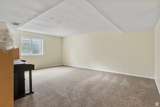 546 E River Meadow Dr S, Alpine, UT 84004 - unfurnished living room featuring baseboards, carpet, and visible vents