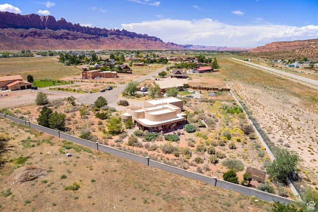431 E Coronado Ln, Moab, UT 84532 - drone / aerial view featuring a rural view and a mountain view