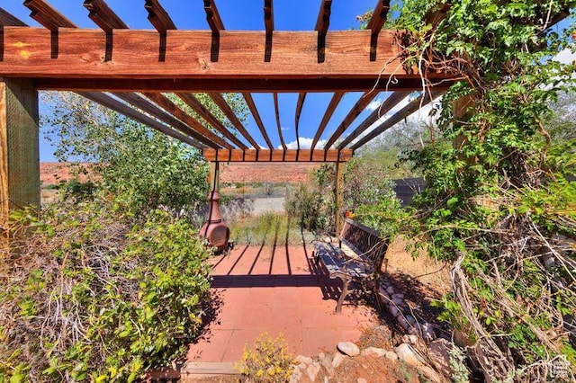431 E Coronado Ln, Moab, UT 84532 - view of patio / terrace with a pergola