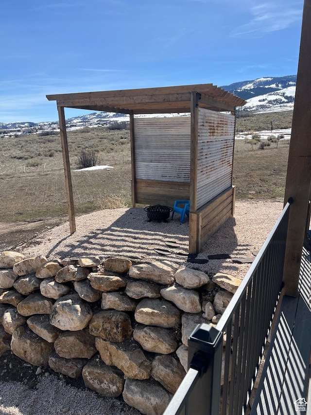 109 Gentle Ben Rd, Fish Haven, ID 83287 - exterior space with a mountain view