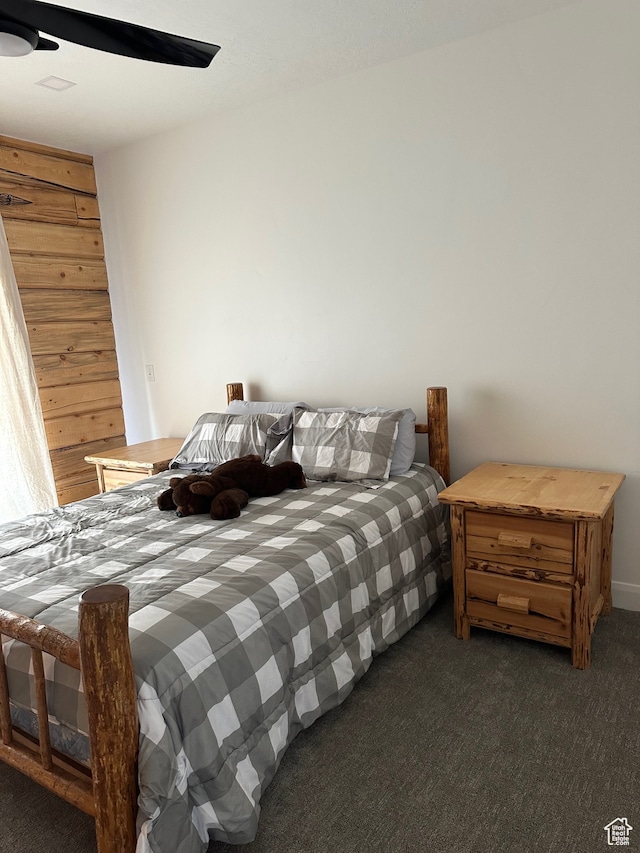 109 Gentle Ben Rd, Fish Haven, ID 83287 - carpeted bedroom featuring ceiling fan