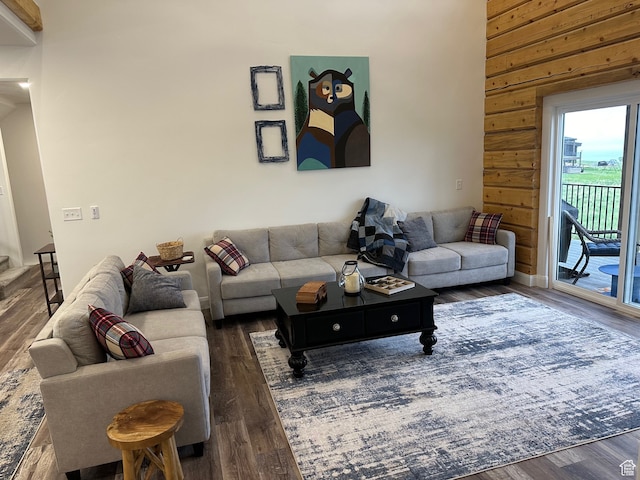 109 Gentle Ben Rd, Fish Haven, ID 83287 - living room with wood finished floors and wood walls