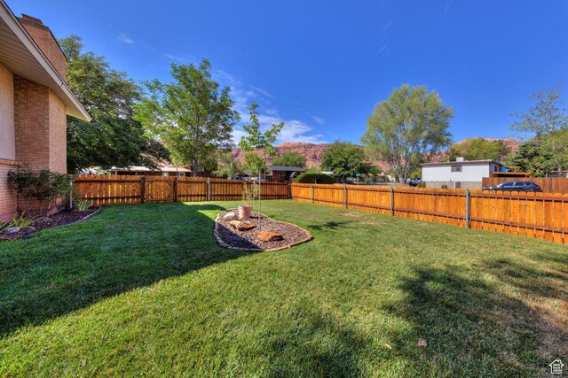 414 W Park Dr W Unit 14, Moab, UT 84532 - view of yard featuring a fenced backyard