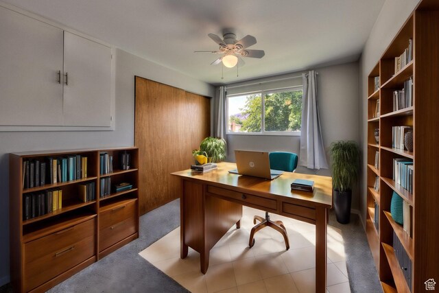 414 W Park Dr W Unit 14, Moab, UT 84532 - office with a ceiling fan