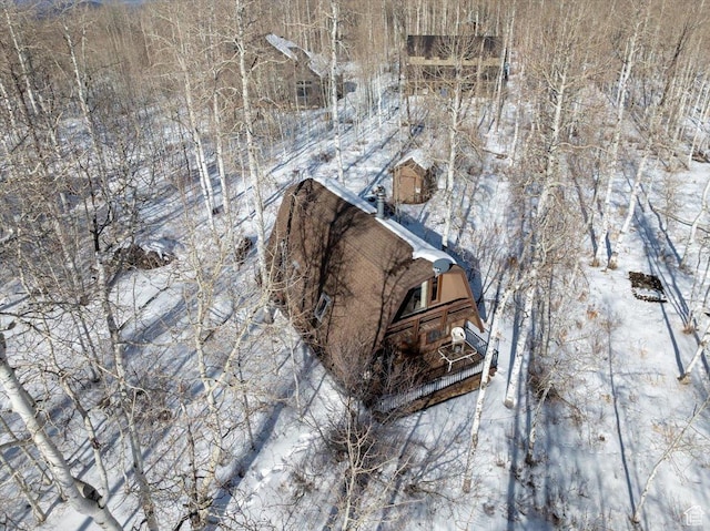 11523 E Cliffrose Dr E Unit 1692, Heber City, UT 84032 - view of snowy aerial view