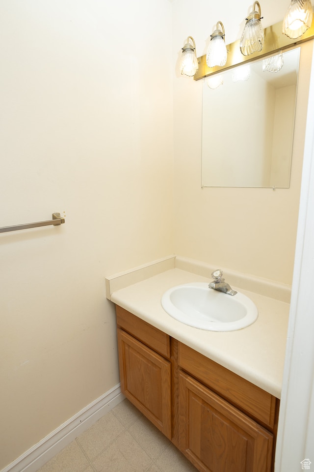 310 S 100 W, Centerfield, UT 84622 - bathroom with vanity and tile patterned floors