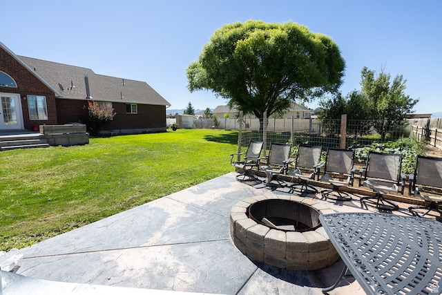 310 S 100 W, Centerfield, UT 84622 - view of patio with a fire pit
