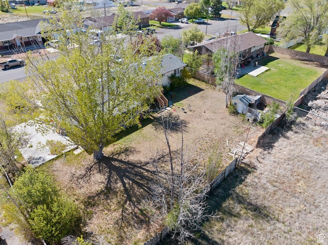 aerial view featuring a residential view