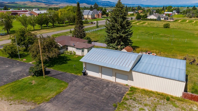 186 S 100 E St E, Laketown, UT 84038 - bird's eye view featuring a residential view and a mountain view