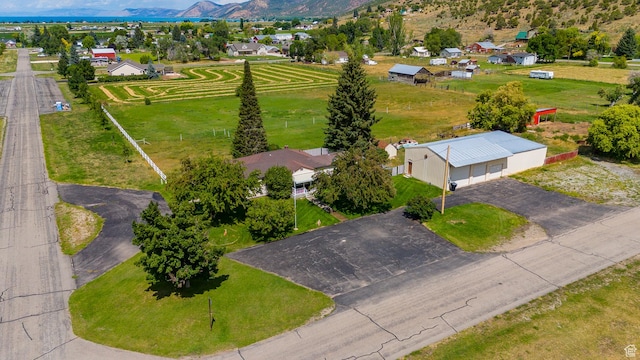186 S 100 E St E, Laketown, UT 84038 - aerial view featuring a residential view and a mountain view