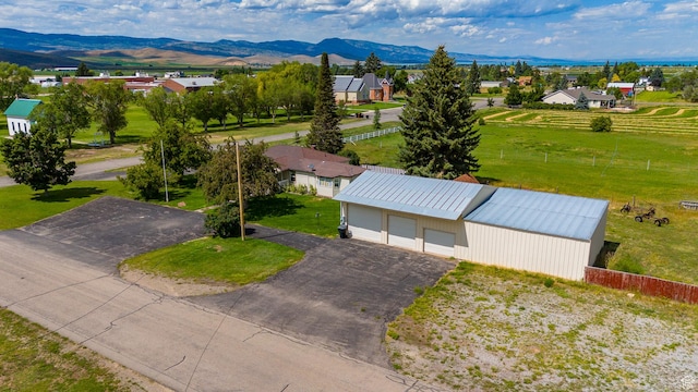 186 S 100 E St E, Laketown, UT 84038 - bird's eye view with a residential view and a mountain view