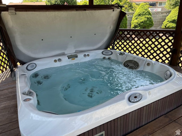 3383 W 6880 S, West Jordan, UT 84084 - exterior details featuring a jacuzzi