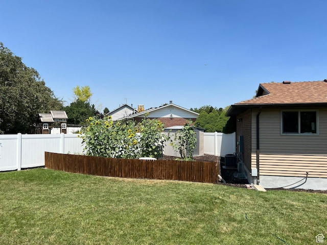 3383 W 6880 S, West Jordan, UT 84084 - view of yard with fence and cooling unit