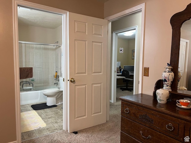 3383 W 6880 S, West Jordan, UT 84084 - interior space with combined bath / shower with glass door and toilet