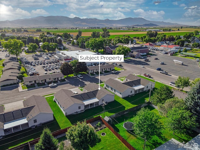 80 E 300 N Unit 3, Preston, ID 83263 - bird's eye view with a mountain view