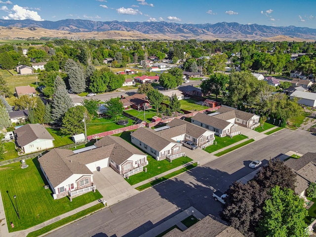 80 E 300 N Unit 3, Preston, ID 83263 - aerial view with a mountain view and a residential view