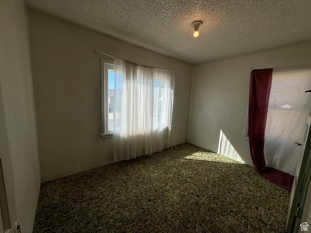 531 Edgehill Dr, Sunnyside, UT 84539 - carpeted spare room featuring a textured ceiling