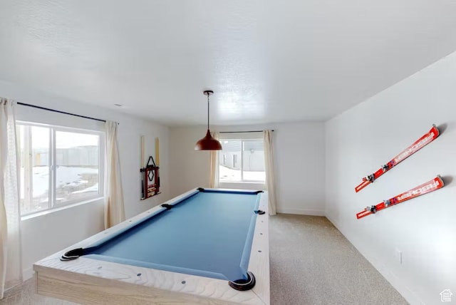 2216 S Beachcomber Ln, Garden City, UT 84028 - recreation room featuring light carpet and billiards