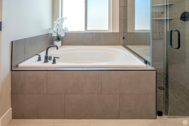 581 W Cypress Umber Dr Unit 34, St George, UT 84790 - full bathroom with a shower stall and a bath