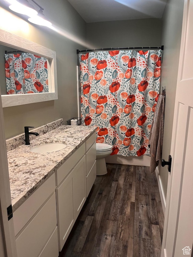 1579 N 2200 E, Preston, ID 83263 - full bath featuring toilet, hardwood / wood-style floors, and vanity