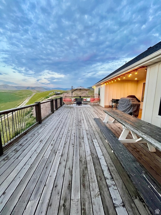 1579 N 2200 E, Preston, ID 83263 - view of wooden deck