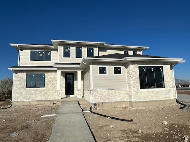 16 W 650 N Unit 1, Salem, UT 84653 - prairie-style home with stone siding