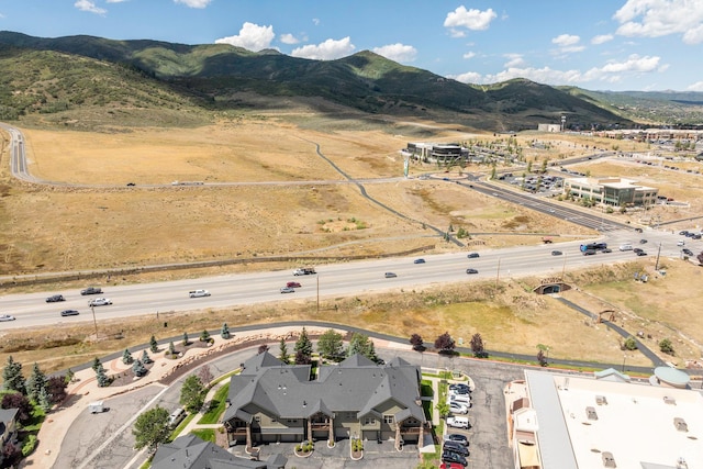 1746 W Redstone Ave # G, Park City, UT 84098 - drone / aerial view featuring a mountain view