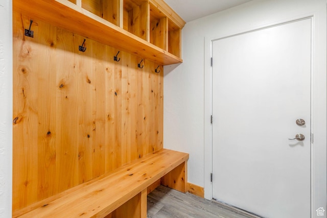 1746 W Redstone Ave # G, Park City, UT 84098 - mudroom featuring light wood-type flooring