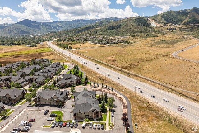 1746 W Redstone Ave # G, Park City, UT 84098 - birds eye view of property with a mountain view