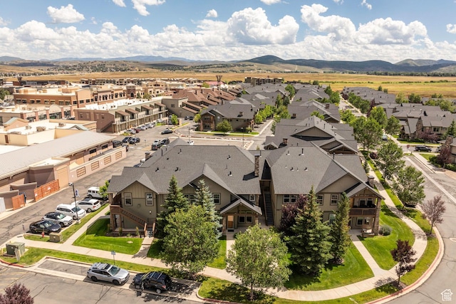 1746 W Redstone Ave # G, Park City, UT 84098 - drone / aerial view with a mountain view