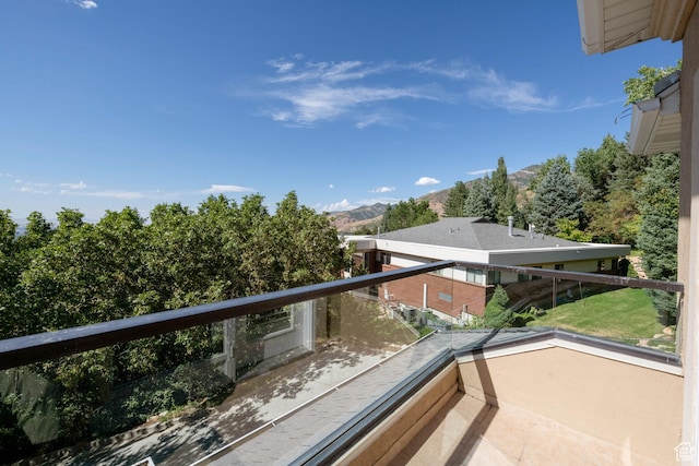 3880 E Thousand Oaks Cir, Salt Lake City, UT 84124 - balcony featuring a mountain view