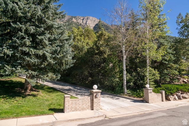 3880 E Thousand Oaks Cir, Salt Lake City, UT 84124 - view of property's community featuring a yard and a mountain view