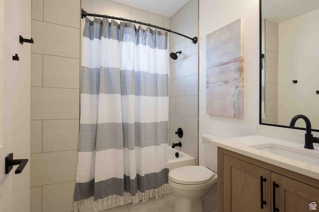 5346 Cyan Ln, St George, UT 84790 - bathroom with toilet, shower / bath combo with shower curtain, and vanity