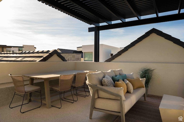 5346 Cyan Ln, St George, UT 84790 - view of patio featuring outdoor lounge area