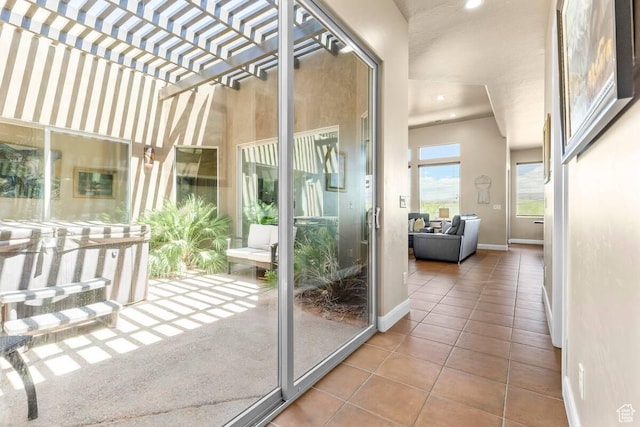 3193 S 4900 W, Hurricane, UT 84737 - doorway featuring recessed lighting, baseboards, and tile patterned floors