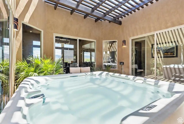 3193 S 4900 W, Hurricane, UT 84737 - view of patio featuring a hot tub