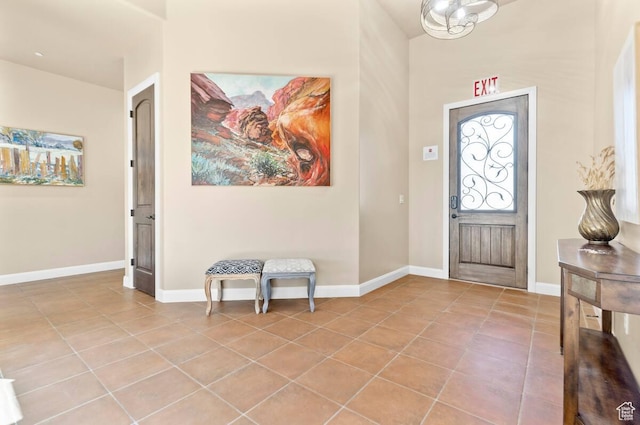3193 S 4900 W, Hurricane, UT 84737 - entryway with light tile patterned floors and baseboards