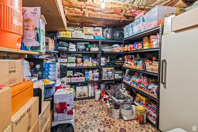 view of storage room