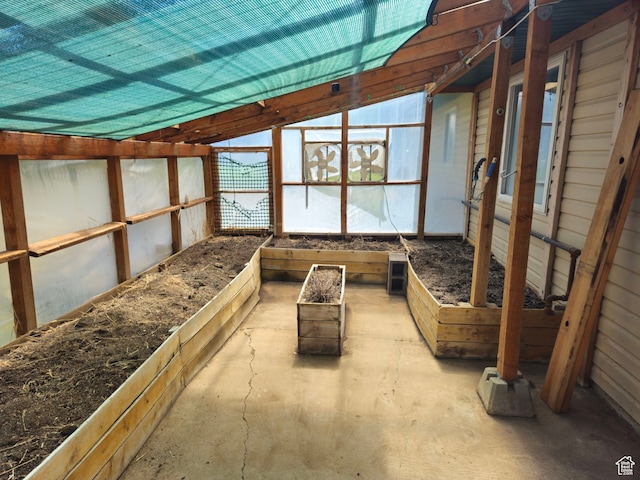 674 N 6th St, Montpelier, ID 83254 - unfurnished sunroom featuring lofted ceiling