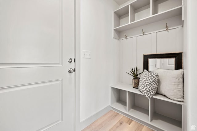 658 S 85 E Unit 13, Smithfield, UT 84335 - mudroom with light wood-type flooring and baseboards